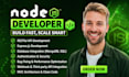be your perfect node js developer for ai mobile or web app