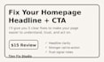improve your homepage headline and cta with 5 clear fixes