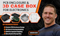 create pcb enclosure design and 3d case box electronic enclosure for manufacture