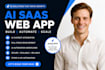build ai saas web app ai website chatbot full stack automation