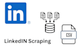 extract data from linkedin and build datasets