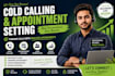 do cold calling and appointment setting