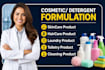 be your cosmetic formulation chemist and detergent for product development