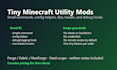 create a tiny custom minecraft utility mod