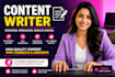write impactful social media content for you