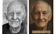 draw a realistic pencil and charcoal portrait