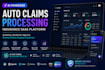 develop saas ai powered auto claims processing website, insurance software web
