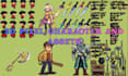 2d pixel game art character sprite sheets pixel art tileset assets