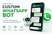 create a custom whatsapp bot, ai chatbots whatsapp ai agents using whatsapp API