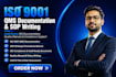 create iso 9001 qms documentation, sops and quality manual