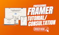 teach framer tutorial fix framer portfolio website and edit framer template