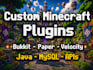 develop minecraft server plugins