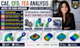 cae cfd fea analysis with 3d cad design for mechanical components injection mold