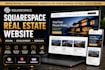 do squarespace website, squarespace real estate website, squarespace development