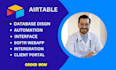 airtable database airtable automation softr portal and CRM workflow