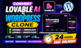 convert lovable ai to wordpress clone lovable ai website copy lovable ai website