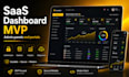 develop a modern saas admin dashboard