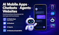 do ai mobile app, ai chatbot and agents, ai websites