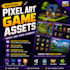 create custom pixel art game assets tile sets icons and environments