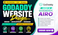 develop godaddy website design godaddy website development redesign godaddy airo