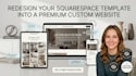redesign your squarespace template as a custom squarespace website development