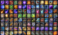 design 2d game icons, hand drawn rpg skill items, mobile game assets and props