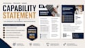 create a professional capability statement for government contracts