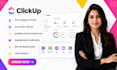 make com automation clickup dashboard, click up automation,made com