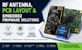 design rf antenna, pcb layout and embedded firmware solution