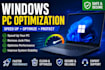 speed up and optimize your windows PC remotely