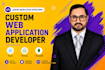 do web application development full stack website developer frontend backend dev