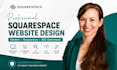 build squarespace website design or redesign squarespace website development