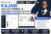 design a conversion focused kajabi website and sales funnel