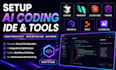 setup cursor windsurf claude code tabnine amazon q replit ai coding ide
