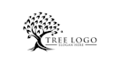 a professional modern tree logo