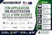 do itin application, ein registration, US llc and australia tax