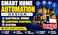 do smart home automation design electrical wiring lighting control system texas