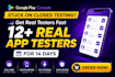 provide closed testing 12 20 testers mobile app testing 12 testers