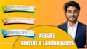 write SEO optimized website content and landing pages