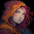illustrate a dark fantasy character