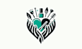 design dynamic classic nail technician logo