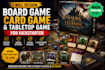 design board game card game and tabletop game for kickstarter