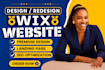 build wix website design wix website redesign wix website development wix expert