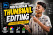professionally edit your thumbnails