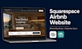 design a squarespace airbnb website with direct booking and calendar sync