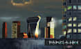 a landscape illustration without characters