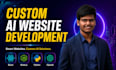 develop a custom ai website, ai chatbot, and web application as a full stack dev