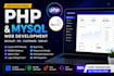 create PHP and mysql website with admin panel