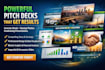 create infrastructure investment pitch deck nd environmental presentation design