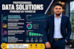 be your data analyst and build excel and power bi dashboards